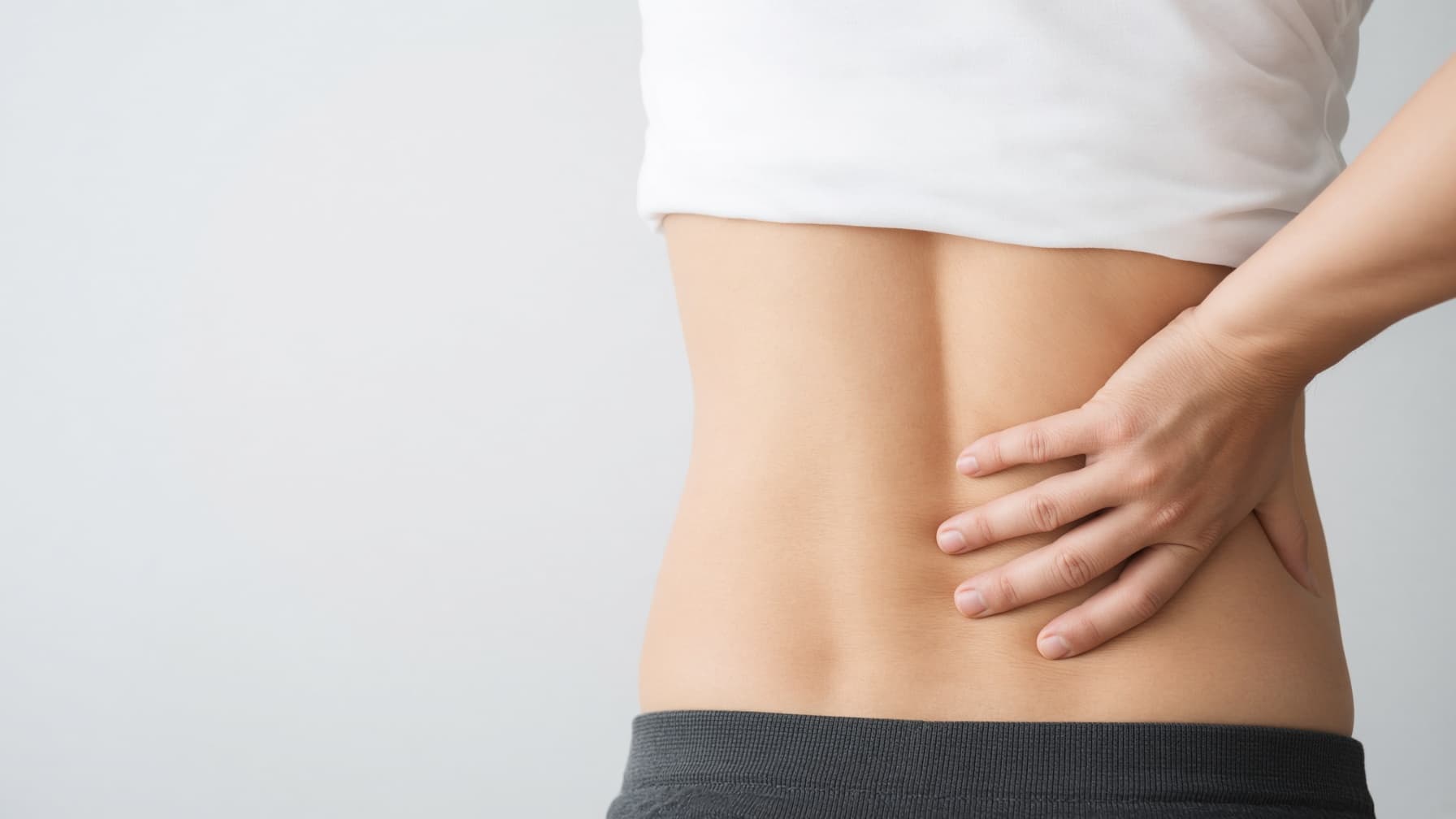 Patient receiving chiropractic care for low back pain