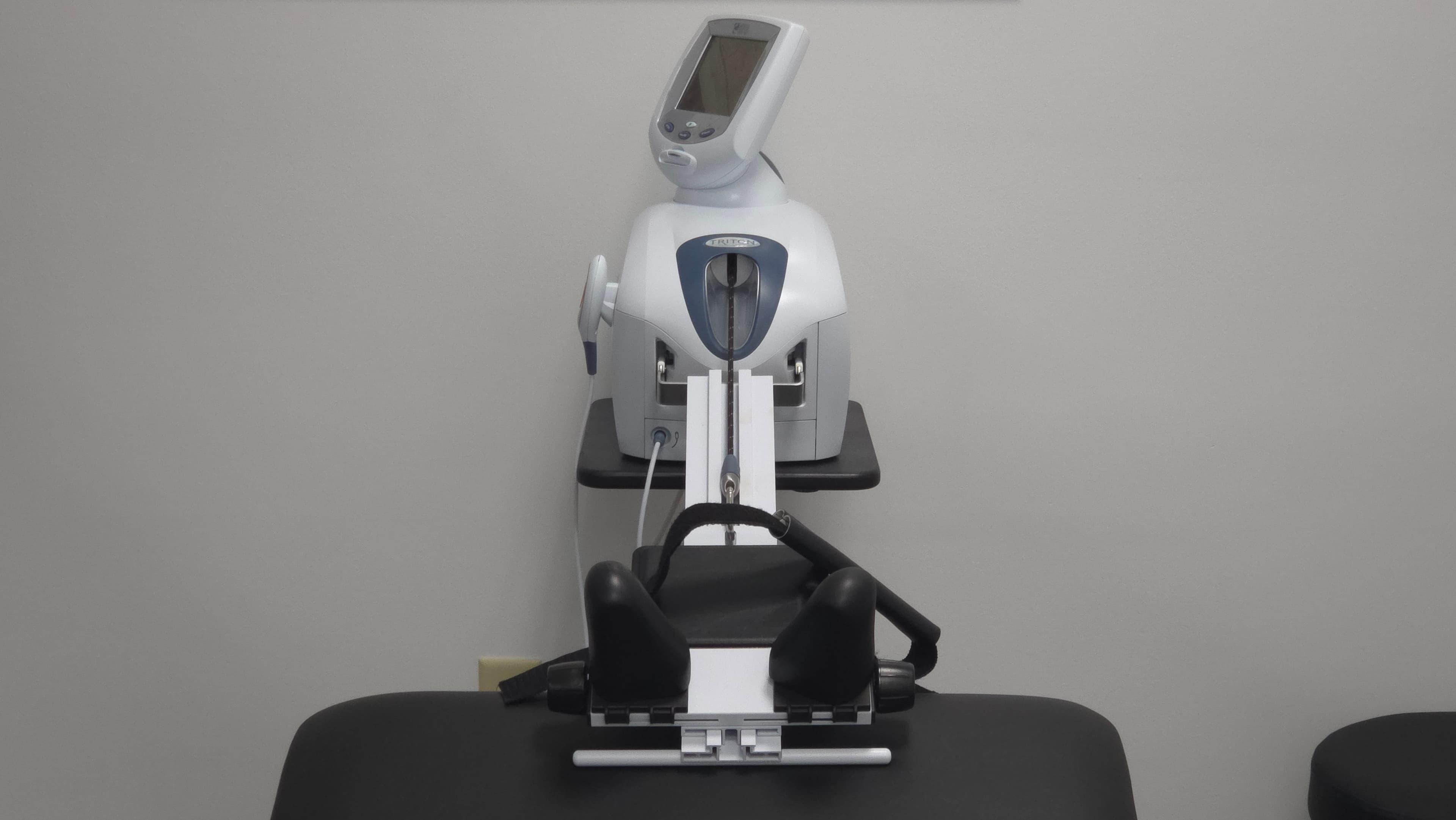 Spinal decompression traction equipment headrest at Back to Balance